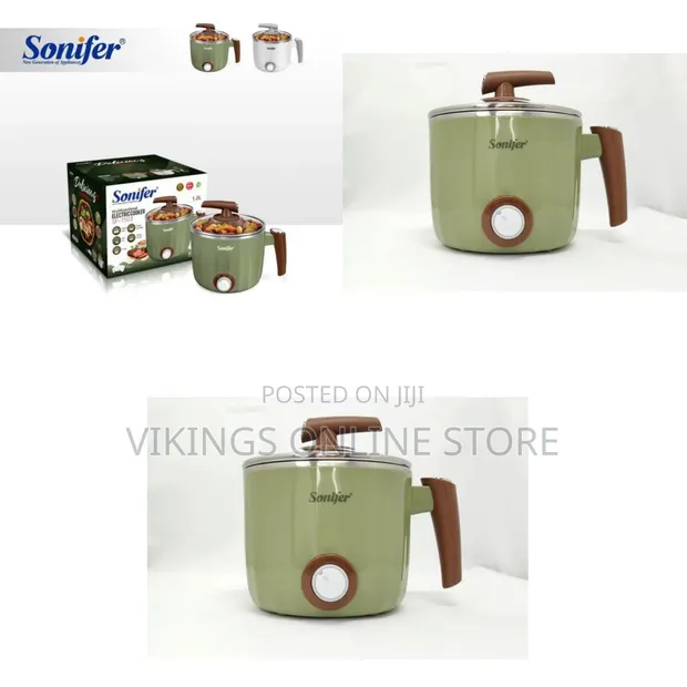 Sonifer 1.2L Portable Multifunctional Egg Boiler & Noodle Cooker - 1