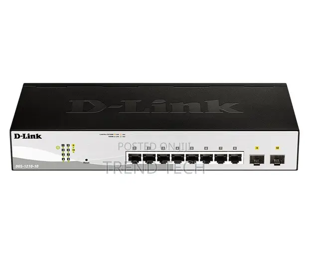 D-Link DGS-1210-08 Smart Managed Gigabit Switch - 1