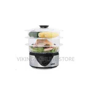 3 Tier Electric Food Steamer Pot with Display & Timer