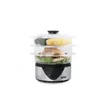 3 Tier Electric Food Steamer Pot with Display & Timer - 1