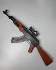Kids AK-47 Style Toy Rifle with Scope - 3