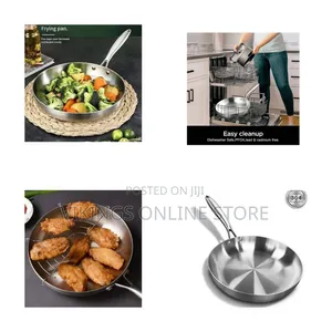 26cm Stainless Steel Uncoated Omelette Frying Pan