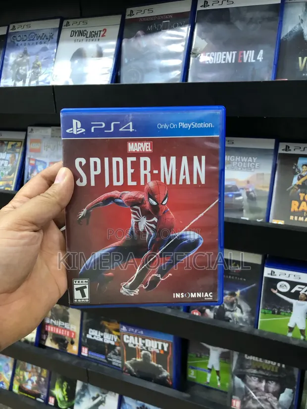Marvel's Spider-Man PS4 Game Disc (Original) - 1