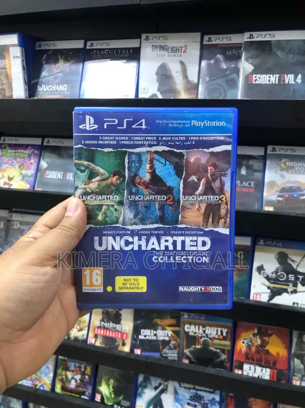Uncharted: The Nathan Drake Collection PS4 Game Disc - 1