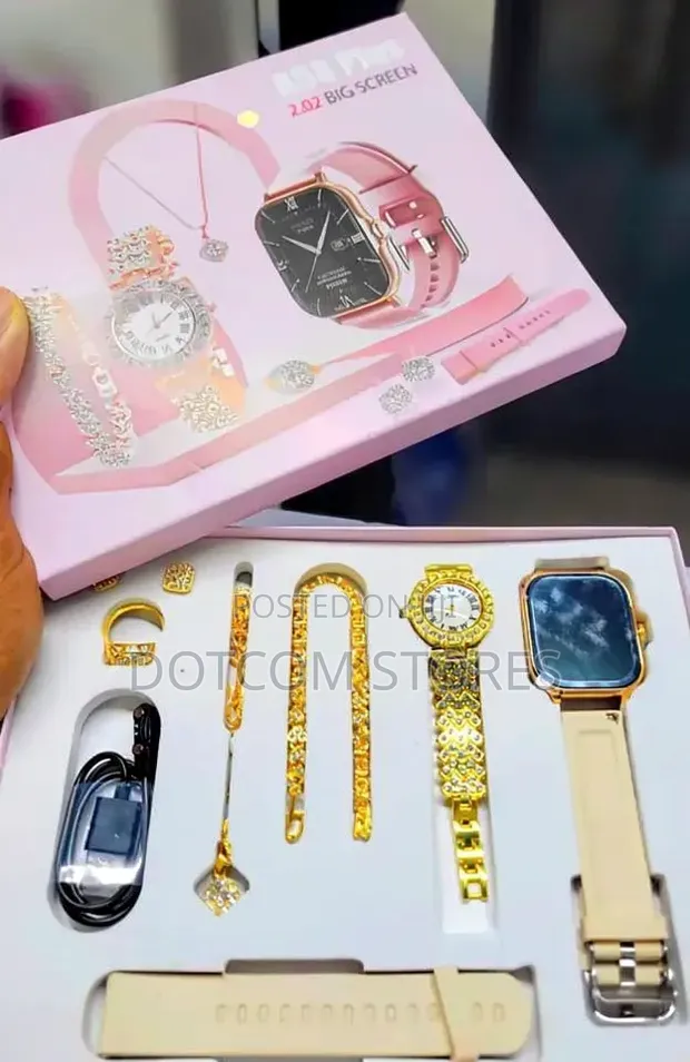 A58 Plus Smart Watch Luxury Gift Set for Women - 1