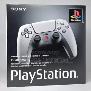 PlayStation 5 DualSense Controller Sterling Silver - Brand New