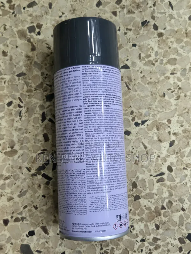 Abro Grey Spray Paint for Automotive Parts - 1