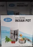 Stainless Steel Indian Cooking Pot (16-22cm) - 1