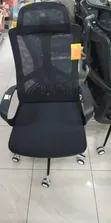 High-Back Black Ergonomic Mesh Office Chair - 2