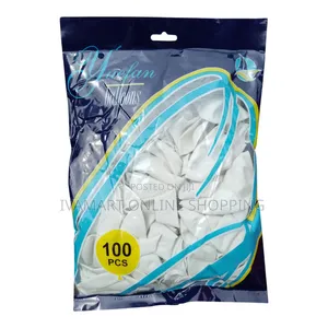 Plain Party Balloons - 100 Pcs