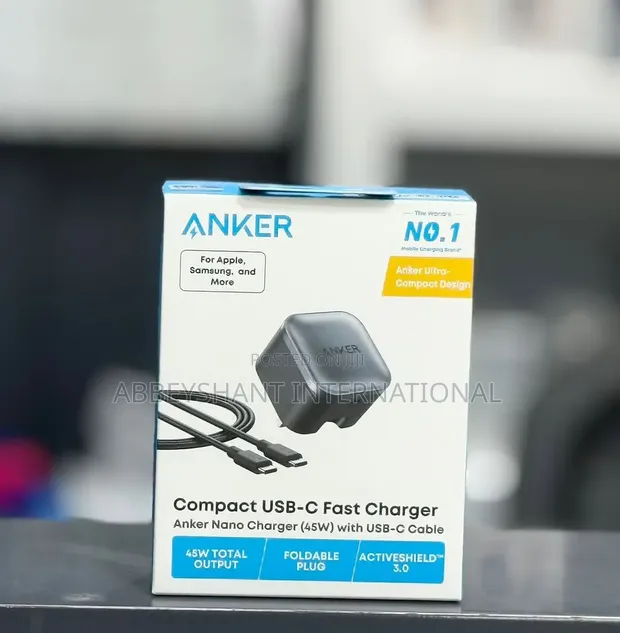 Anker Nano 45W Charger with USB-C Cable - 1