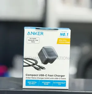 Anker Nano 45W Charger with USB-C Cable