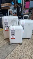 Rushberry Executive Suitcases - Full Set of 3 (White) - 1