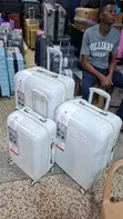 Rushberry Executive Suitcases - Full Set of 3 (White) - 3