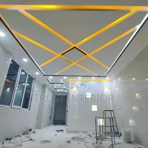 Gypsum Ceiling Installation - Nakasongola