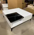 Brand New Square Center Table - Glossy White - 1