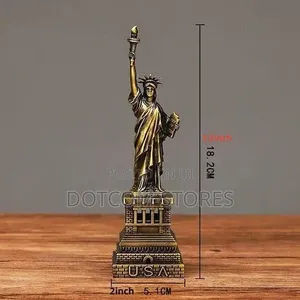 Statue of Liberty & Empire State Building Metal Statues