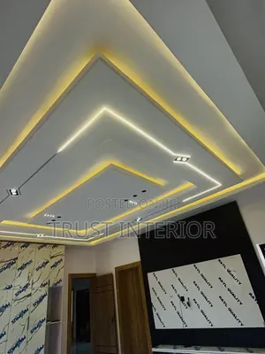 Gypsum Ceiling Installation - Kawuku