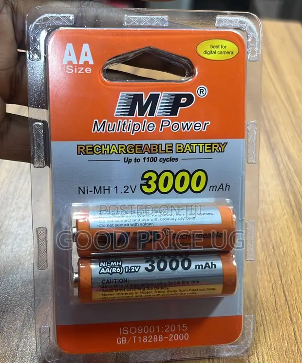 MP 3000mAh AA Ni-Mh 1.2V Rechargeable Batteries - 1