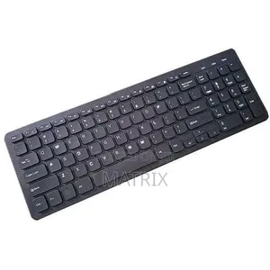 Wireless Keyboard and Mouse Set - Black