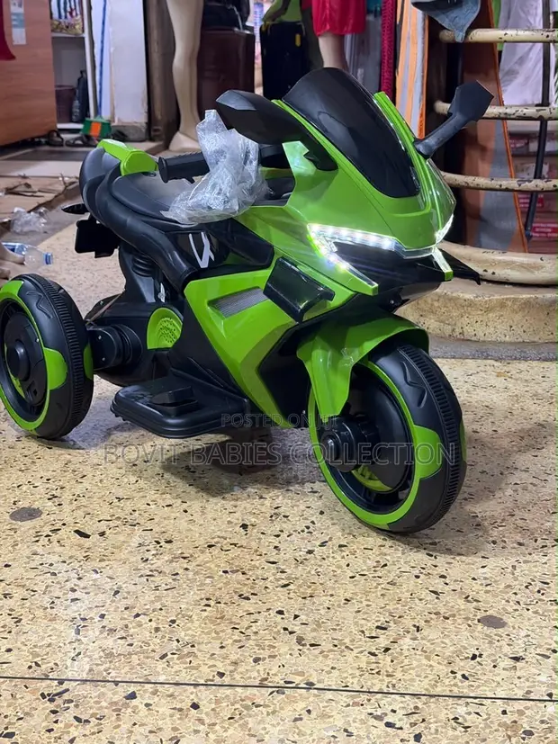 Stylish Electric Kids Rechargeable Motorcycle - 1