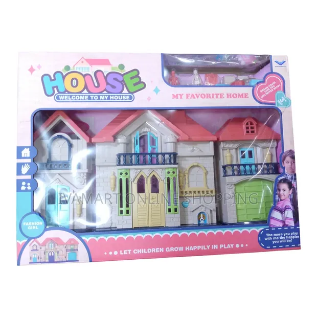 My Favorite Home Dollhouse Playset Toy for Kids - 1