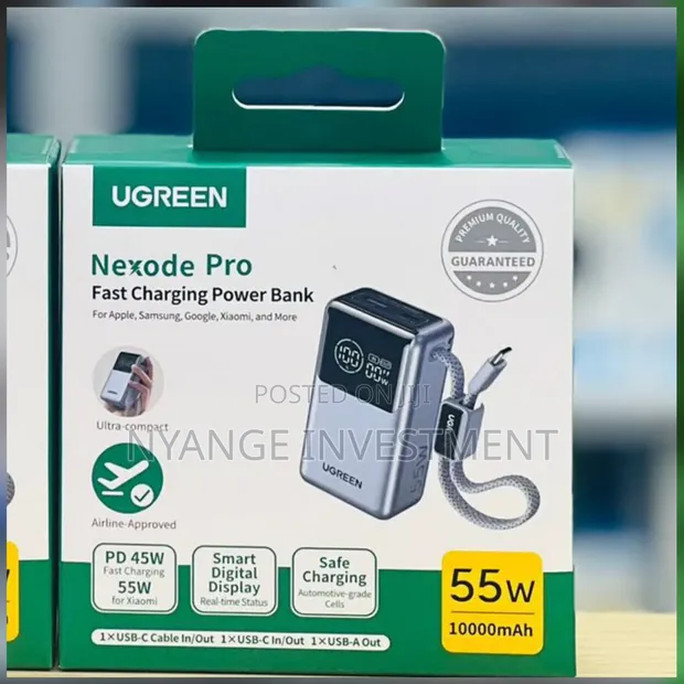 Ugreen Nexode Pro 10,000mAh Power Bank 55W - 1