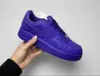 Classic Purple Nike Air Force 1 Low Snakeskin Sneakers - 1