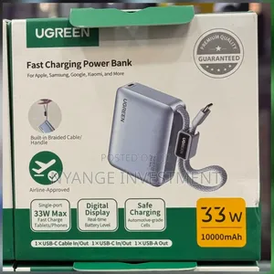 UGREEN 10000mAh 33W Fast Charging Power Bank