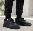 Original Nike Air Force 1 Low Kobe Bryant "Triple Black" Sneakers - 2