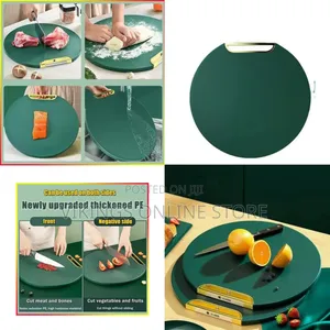 Double Sided Non-Slip Anti-Mold Chopping Board - Green