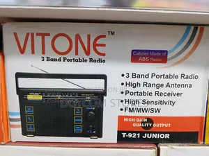 Vitron 3-Band Portable Radio - Black