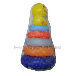 Stacking Rings Toy with Duck Topper