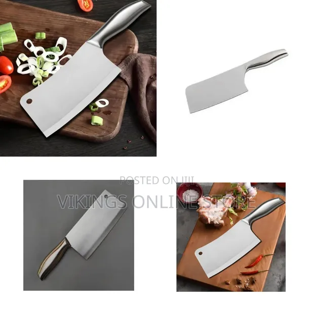 Premium Stainless Steel Cleaver Knife - 1