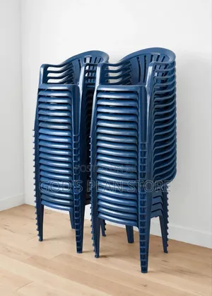 Mayor Outdoor Garden Plastic Chairs (Blue)