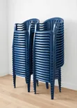 Mayor Outdoor Garden Plastic Chairs (Blue) - 1