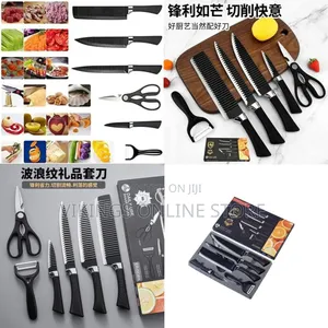 6 Piece Stainless Steel Kitchen Knife Set