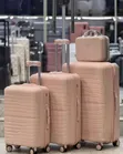 Vibrant Pink 4-Piece Polypropylene Luggage Set - 2