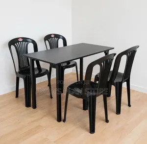 Wooden Foldable Dining Table and Chairs Set