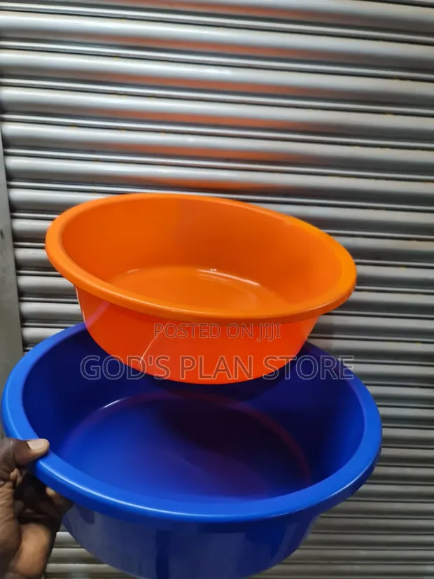 Multi-Purpose Round Plastic Basin (1pc) - 1