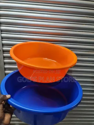 Multi-Purpose Round Plastic Basin (1pc)