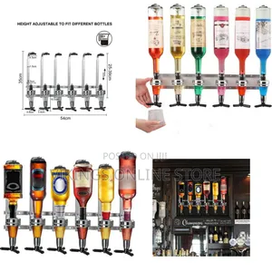 Wall Mounted Optics Liquor Wine Dispenser Machine Bar Butler