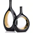 Modern Minimalist Hollow Ceramic Vases Set - 2