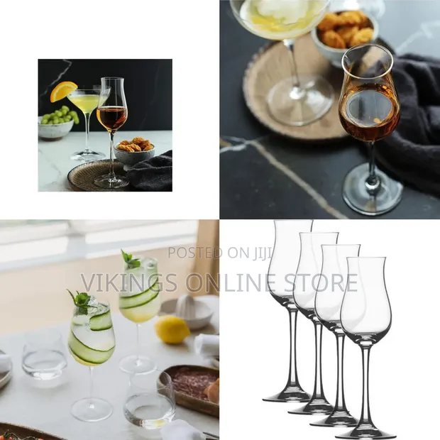 6 Pieces Crystal Champagne Flutes - Lead-Free - 1