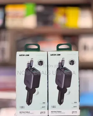 Green Lion 99W Dual Retractable Car Charger