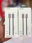 Green Lion 240W USB-C to USB-C Braided Cable - 1 Meter, Black - 2