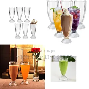 6 Piece Set of Dessert Sundae Glasses (340ml)