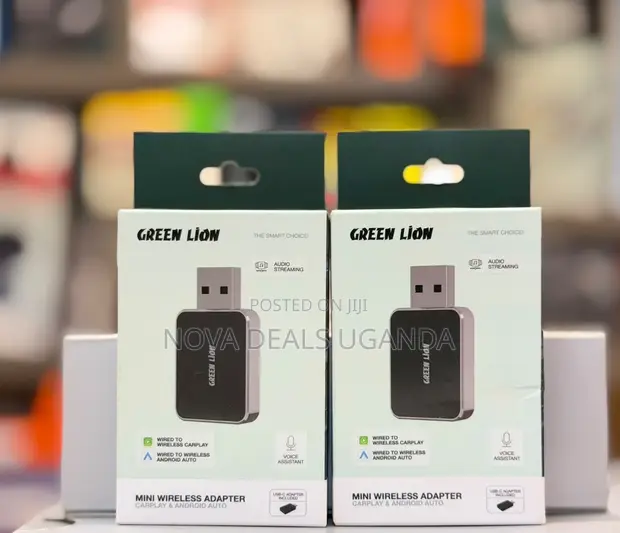 Green Lion Mini Wireless Adapter for CarPlay & Android Auto - 1