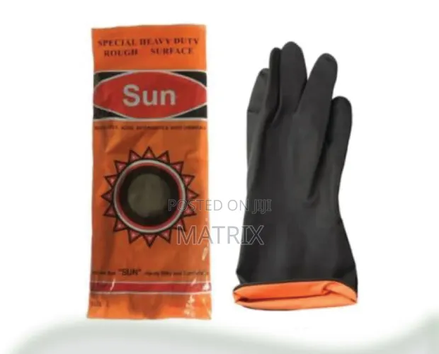 Industrial Latex Cleaning Gloves - XL - 1