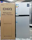 CHIQ 180 Liters Double Door Refrigerator - Silver - 1